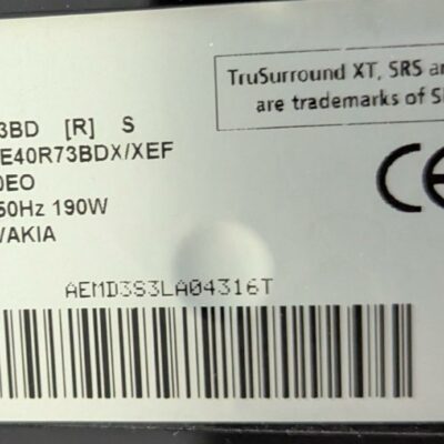 TV 40 pouces sur pied de marque Samsung modèle LE40R73BD