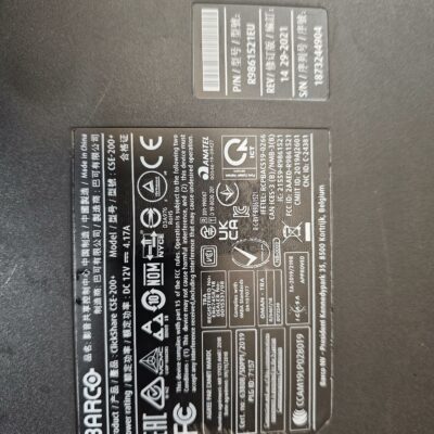 Serveur de présentation de marque Barco modèle ClickShare modèle CSE 200 plus, avec alimentation