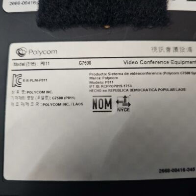 Hub/mini PC de marque Polycom modèle P011 G700 dédié aux salles de réunion, autorise le partage de contenu et l’appel vidéo haute définition. 7 unités. Vendu à l’unité avec faculté de réunion.