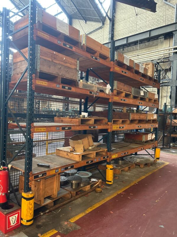 Rack à palette 3600 x 5300 x 80 cm, charge 9032 kg