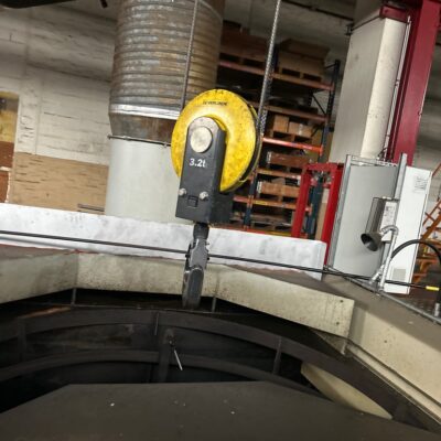 Palan électrique sur rails de marque Verlinde. Charge 3200 kg