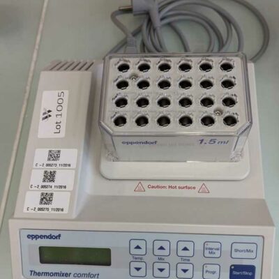 Agitateur de plaques de marque EPPENDORF modèle Thermomixer comfort. Localisation : 1L30
