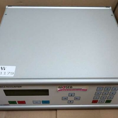 Rotamètre de marque BIOSEB modèle Multicounter LE3806 + 4 rotamètres Sensor LE9025R (bols avec capteurs). Localisation : 1L4