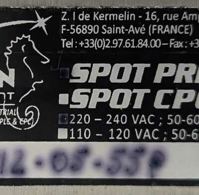HPLC Prep Spot II Prep 50ml/in 300 bars de marque ARMEN. Localisation : OU37