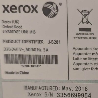 Imprimante laser multifonction de marque XEROX modèle Versalink C405. Localisation : labo (0L03)