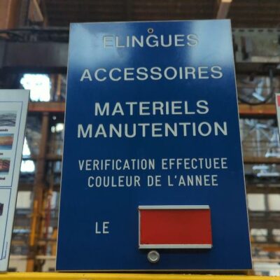 Support à élingue 5000 kg. 7 unités vendues à l’unité avec faculté de réunion
