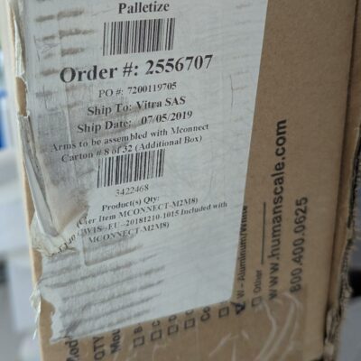Carton comprenant 5 bras d’écran de marque Humanscale modèle M2. Neuf dans emballage d’origine. 5 unités vendues avec faculté de réunion. Localisation : 8 rue de la Fossé aux Leux 91700 Ste Geneviève des Bois