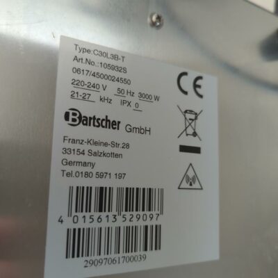 Plaque à induction de marque Barstcher modèle IK30TCS. (Belgrand 6e)