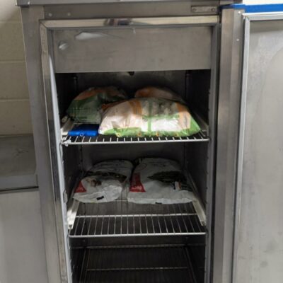 Armoire réfrigérée négative de marque Odic modèle Horizon 350-EL en inox alimentaire ouvrant à une porte. 170 x 70 x 75 cm. (Belgrand ssol -1 réserve cuisine)