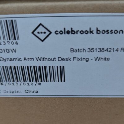 Bras d’écran simple de marque Colebrook Bosson (voir détails sur photos). Neuf dans son carton d’origine. 12 unités. Vendu à l’unité avec faculté de réunion. Localisation : 8 rue de la Fossé aux Leux 91700 Ste Geneviève des Bois
