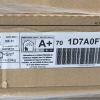 13 cartons de dalles de moquette chinée gris souris de marque QB. Dimension d'une dalle : 50 x 50 cm. 20 dalles par carton soit 5m2 par carton. ssol – Image 2