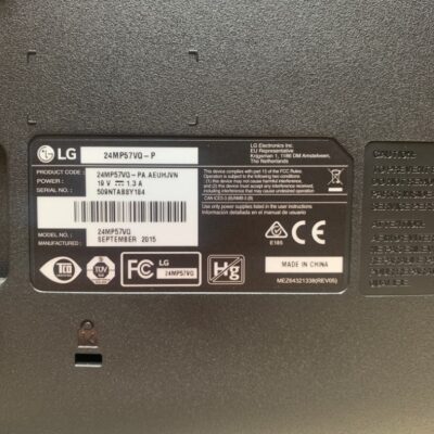 Ecran 24 pouces de différentes marque : LG (24MP57VQ-P) , Acer (KA240HQ), HP (N240).
15 unités, vendu avec faculté de réunion.
Localisation : 6 rue Duret – 75116 Paris.
(biblio -2, es5, open space es, 1-35, 1-26, 1-22, 1-19, 2-56, 2-43, 2-68, 2-69, 3-94, 3-73, 3-72)
