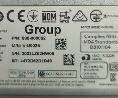 Système de visioconférence de marque Logitech comprenant une caméra modèle V-U0032, un hub modèle Group V-U0036, et une télécommande. 6 unités. Vendu à l’unité avec faculté de réunion. Localisation : 6 rue Duret – 75116 Paris : salle réunion -2 / salle réunion rdc / salle réunion rdc haut
