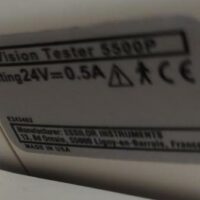 Appareil de contrôle de vision ou visio test de marque Essilor modèle Vision tester 5500P. Localisation : 5 avenue Kleber - 75116 Paris – Image 5