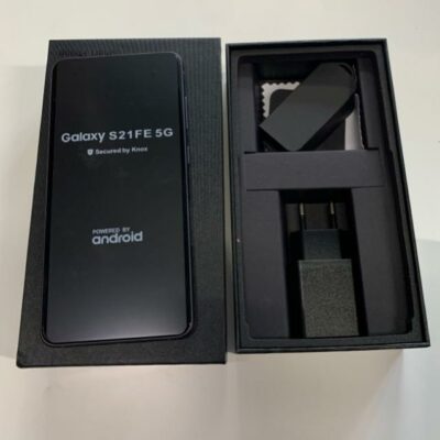 Smartphone Samsung Galaxy S21 FE 5G (6GB + 128GB) coloris “graphite”. Dans sa boîte, chargeur inclus.
20 Unités, vendu avec faculté de réunion.