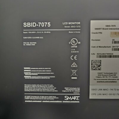 SMART TV de marque SBID modèle 7075