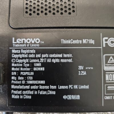 Mini pc Desktop de marque Lenovo ThinkCentre M710q/M900 i5 8G (old)
Vendus non testés en l’état. 
48 unités vendues avec faculté de réunion