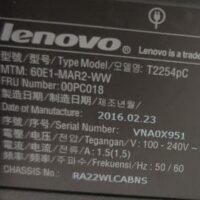 Écran 22 pouces de marque Lenovo modèle T2254pc ou LT2252. 58 unités. Vendu à l'unité avec faculté de réunion. (bat A : 53 / bat B : 5) – Image 2