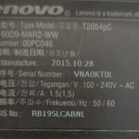 Ecran 20 pouces de marque Lenovo modèle T2054pc. 4 unités. Vendu à l'unité avec faculté de réunion. (bat A) – Image 2