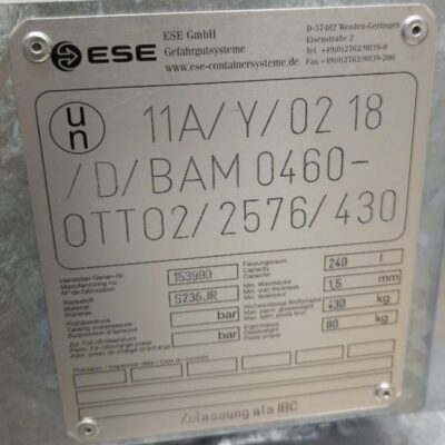Caisson Atex anti explosion de marque ESE. (Bat B)