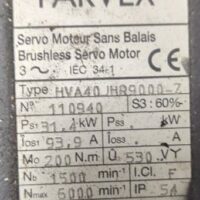 Moteur électrique Parvex (Servo moteur sans balais/voir détails sur photos). (bat B) – Image 2
