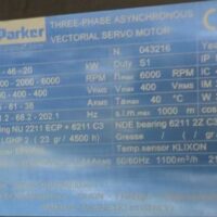 Moteur électrique Parker (voir détails sur photos). 4 unités. Vendu à l'unité avec faculté de réunion. (bat B) – Image 2