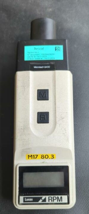 Tachymètre Microtach 8400. (bat B)