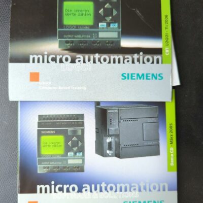 Mallette avec systèmes de micro automation de marque Siemens modèle Logo, voir détails sur photos. (bat B)