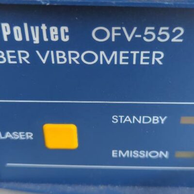 Vibromètre de marque Polytec modèle OFV-552. (bat B)